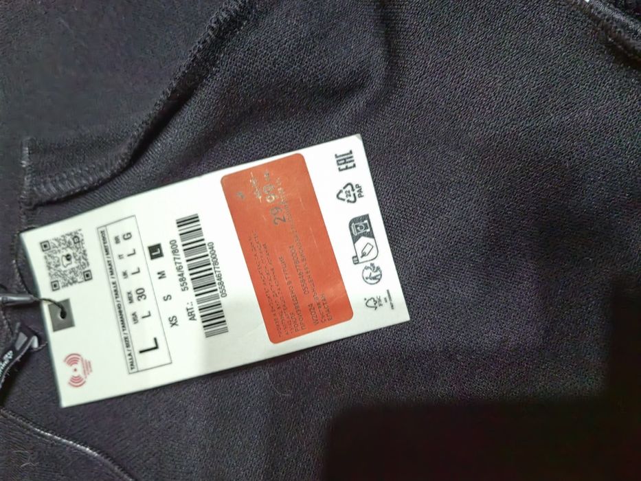 Черна рокля ZARA