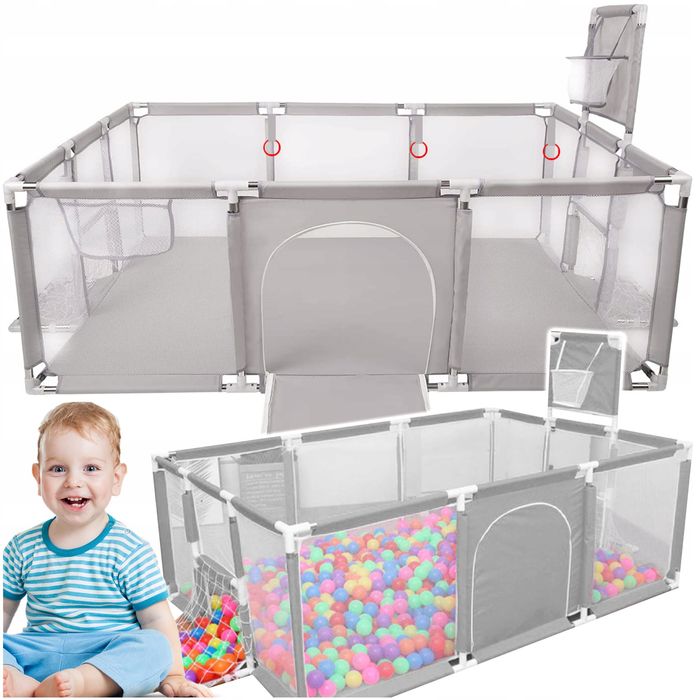 Кошара за игра/включва баскетболен кош и футболна врата 235х129х66см