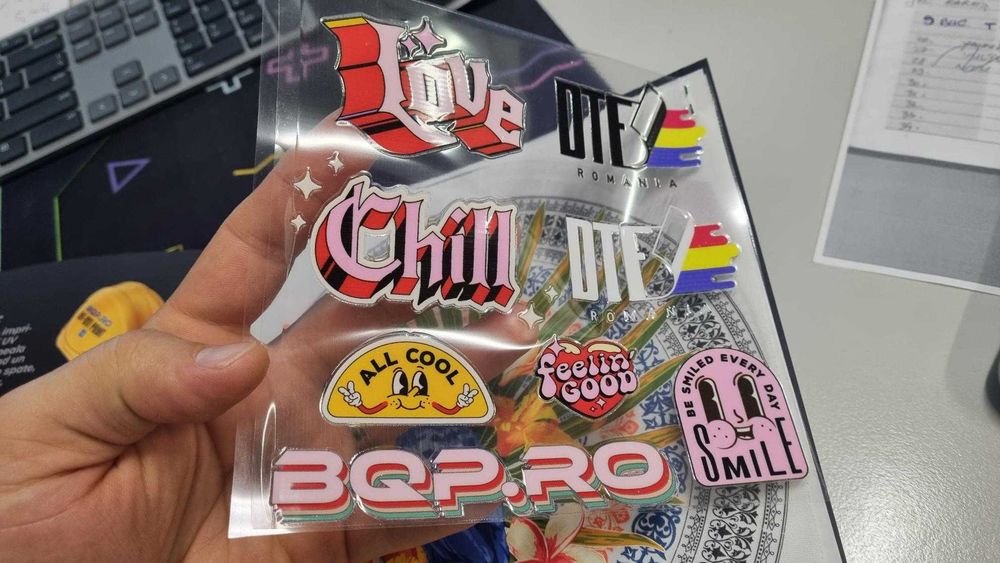 Cerneala UV DTF CMYK LM LC White Varnish Premium DTF Romania