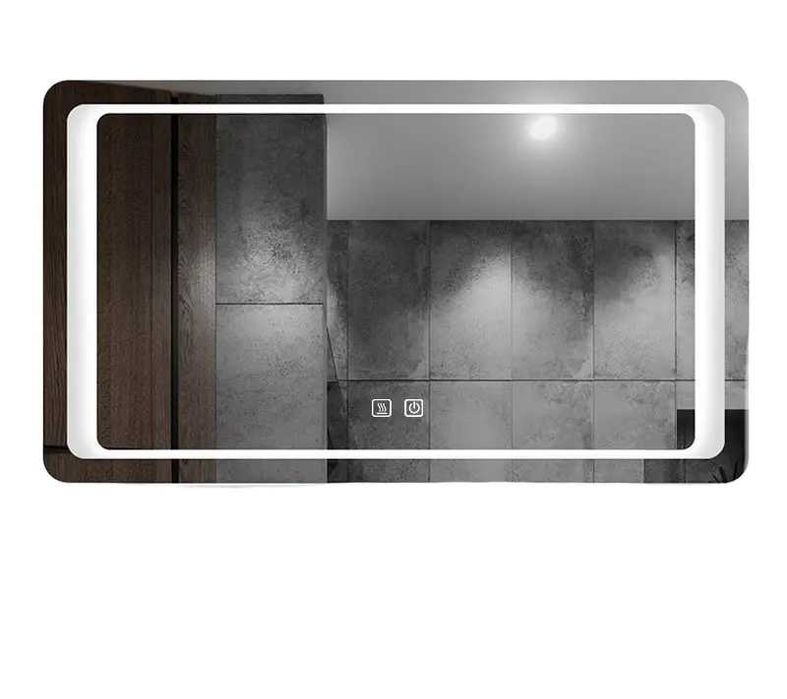 Oglinda baie Led , 3 tipuri lumina ,90cm x 60cm , functie dezaburire
