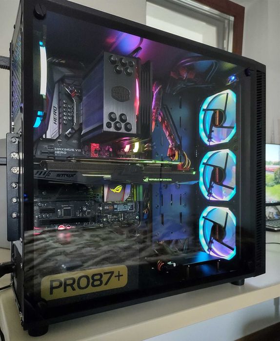 Set ventilatoare PC LED RGB 5 bucati de 120mm cu Telecomanda 2xseturi!