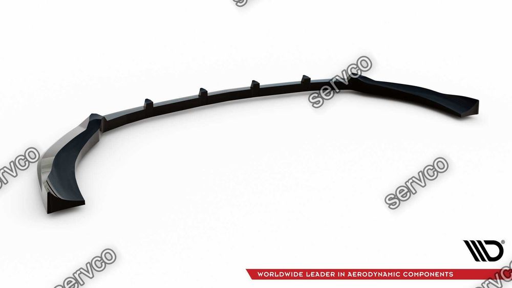 Prelungire splitter lip bara fata Mercedes S Class W222 pachet AMG Line Facelift 2017-2020 v4 - Maxton Design