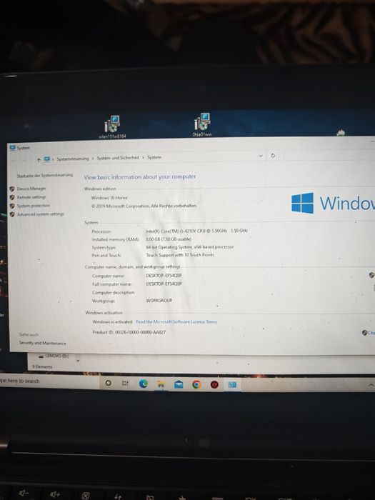 Laptop Lenovo ideapad 360