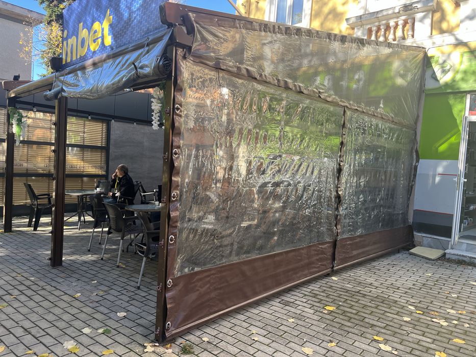 Пергола - с подвижен покрив