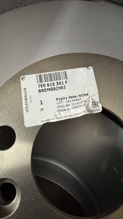 Оригинални спирачни дискове (вентилирани)за фолксваген мултиван и тран