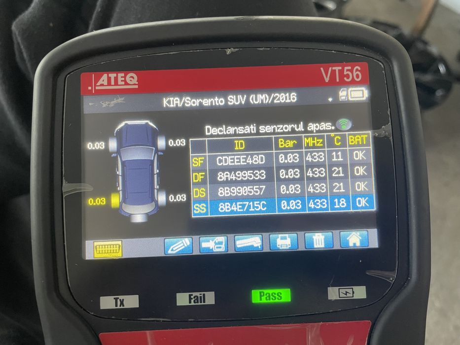 Senzori Presiune Roti Bmw/Ford/Renault/Vw/Hyundai/Suzuki/Toyota