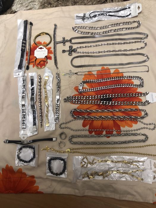 Lot lanț +bratari  inox