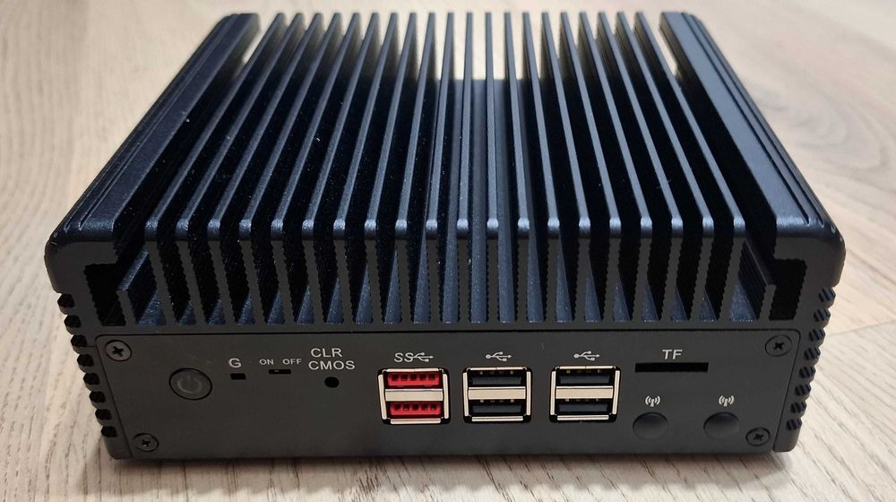 mini server N100, 1NVME250, 16GB 5600 RAM, 4 LAN X 2.5GB, 4X NVME RAID