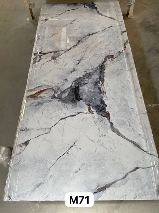 Гибкий мрамор и бамбуковые панели