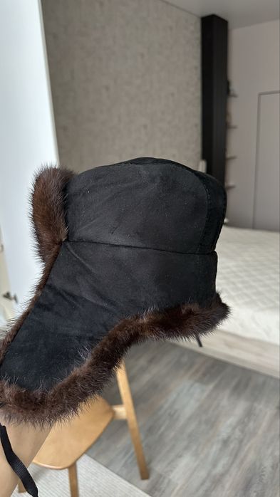 Норковая шапка (ушанка)