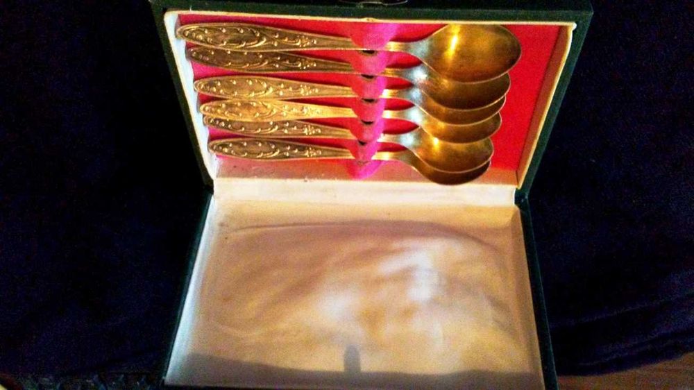 Чайные ложечки мельхиоровые, советские.