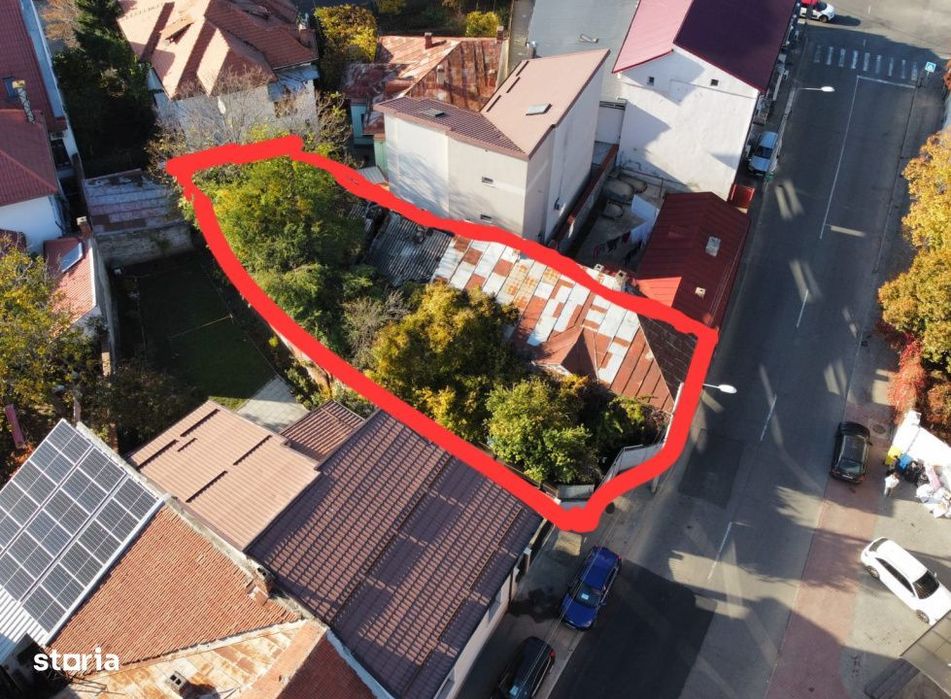 Teren central DE VANZARE cu constructie existenta