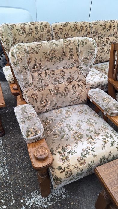 Set Canapele Rustice Stejar