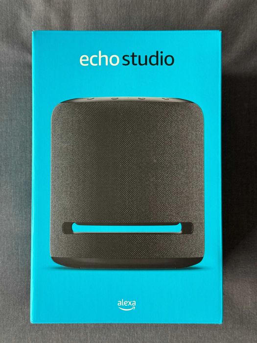 Boxa inteligenta Alexa Amazon Echo Studio, Negru