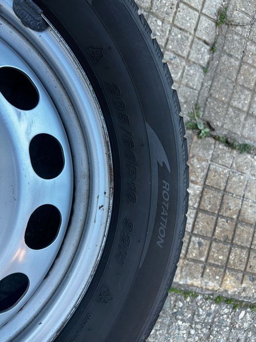 Джанти с гуми vw caddy 205 60 16 5x112