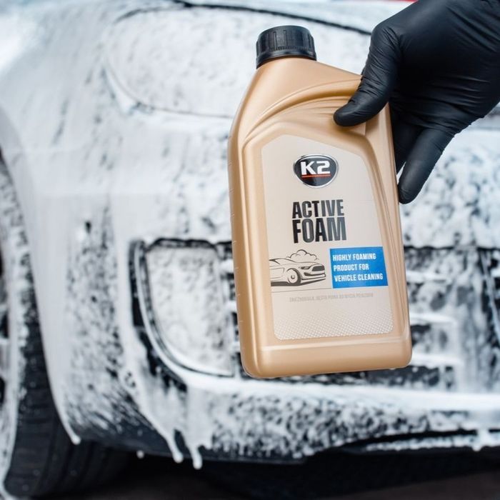 Бесконтактный усиленный автошампунь K2 Active Foam 1л/5л