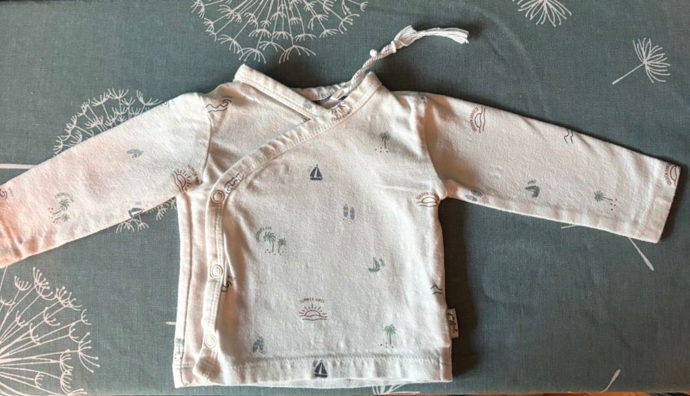 Блузки за новородено момче размер 50 prenatal  пренатал, сет, лот