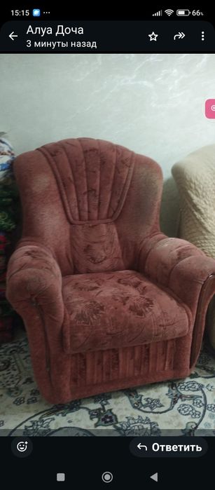 Продаётся диван с двумя кресломи