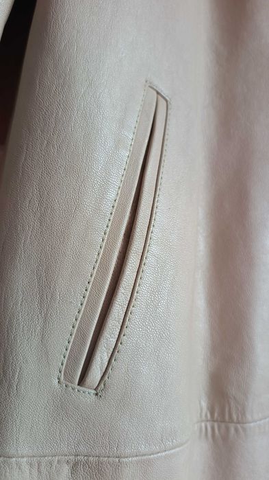 Haina lunga de dama din piele noua mărime L