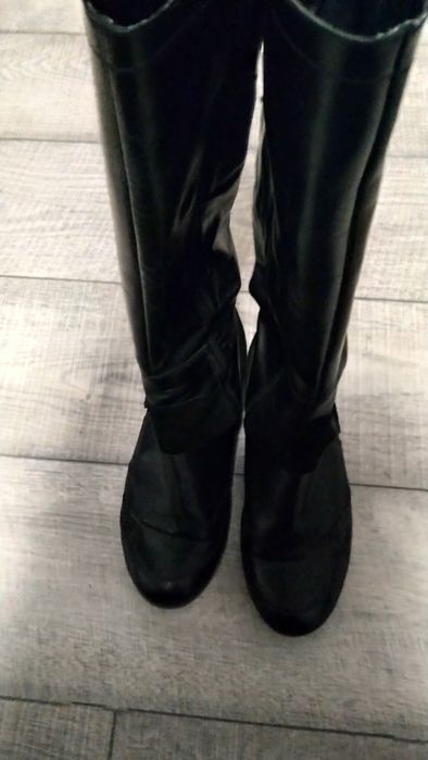 маркови ботуши от естествена кожа 38ном