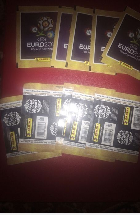 Pliculete sigilate Panini Euro 2012