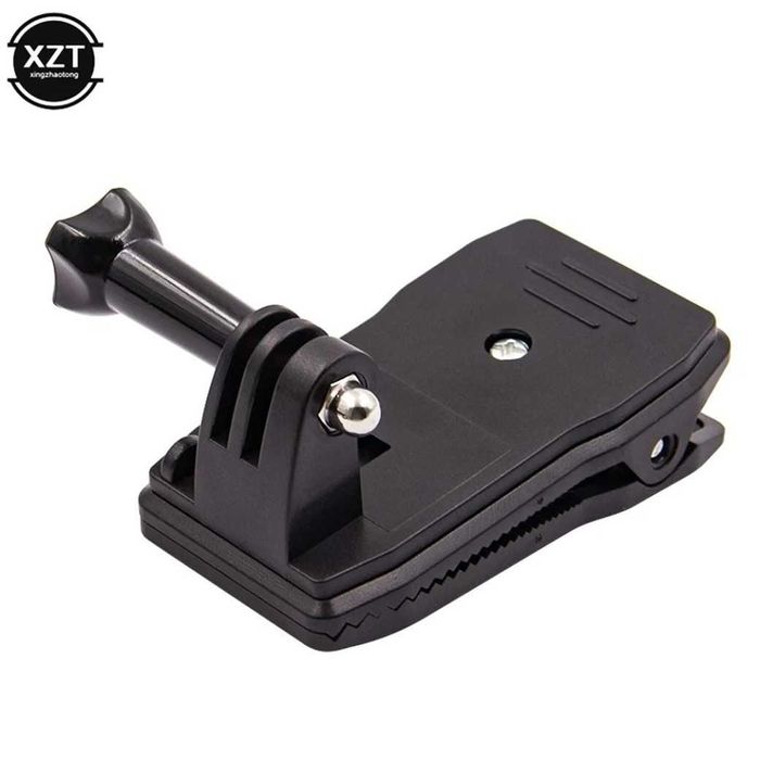 Prindere mount camera GoPro clip clips rotire 360 grade rucsac curea