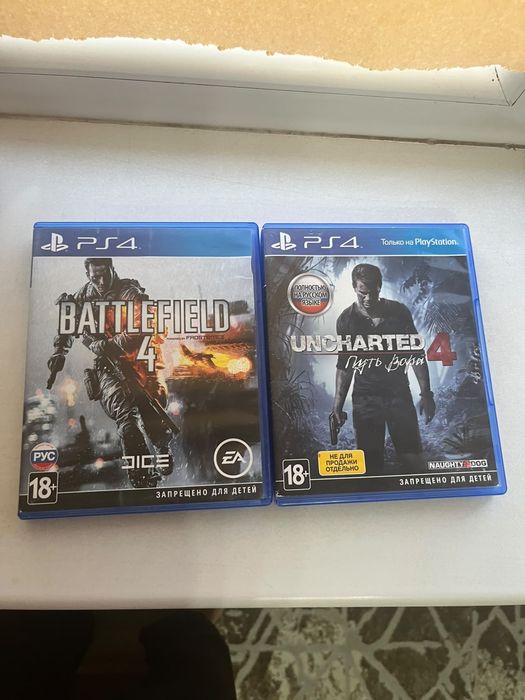 Продам 2 оригинальных диска для PS4