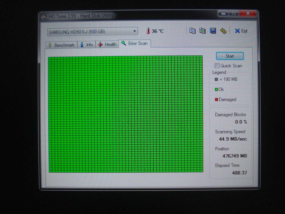 Hard disc / HDD Samsung 500gb hd501lj 7200rpm sata 3.5 inch
