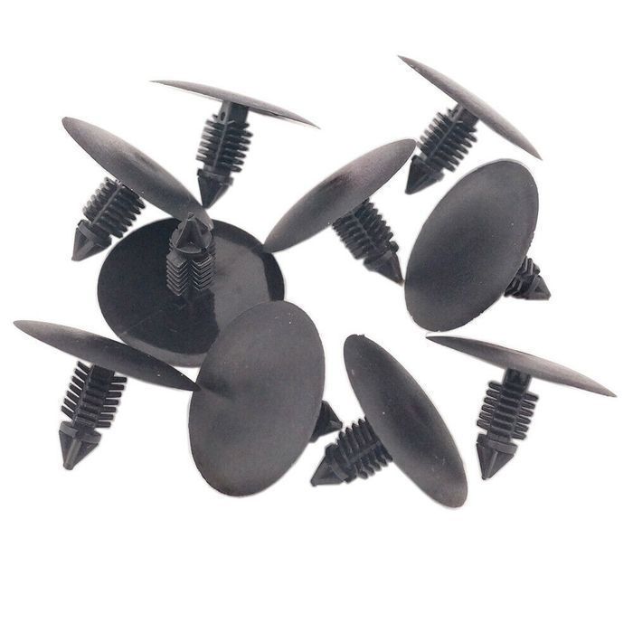 Agrafa capitonaj antifon capota; ornamente plastic Dacia Logan 2004-2012, Sandero 2008-2013; Renault Laguna 2 2001-2007, - pret per 10 bucati