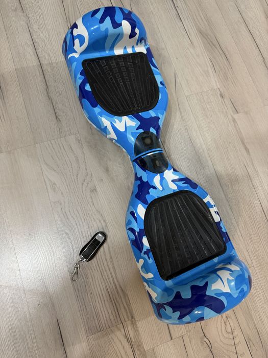 Vand hoverborad model camuflaj albastru