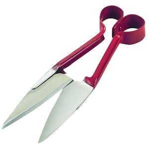 Foarfeca pentru tuns oi,capre,câini,etc,30 cm,lame înguste,rosie,noua
