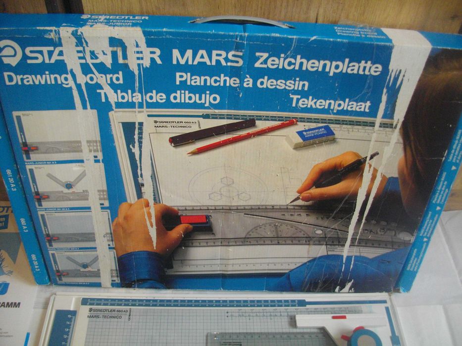 Немски Чертожна дъска нова А3 профи Газова горелка 93см пиезо Маркуч