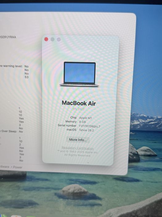 Apple MacBook Air 13" M1 256SSD