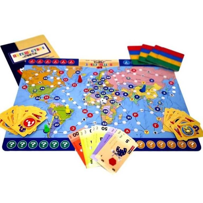 Детска Настолна игра Пътешествие по света