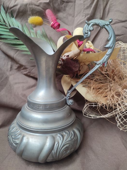 Стара немска калаена кана за вино