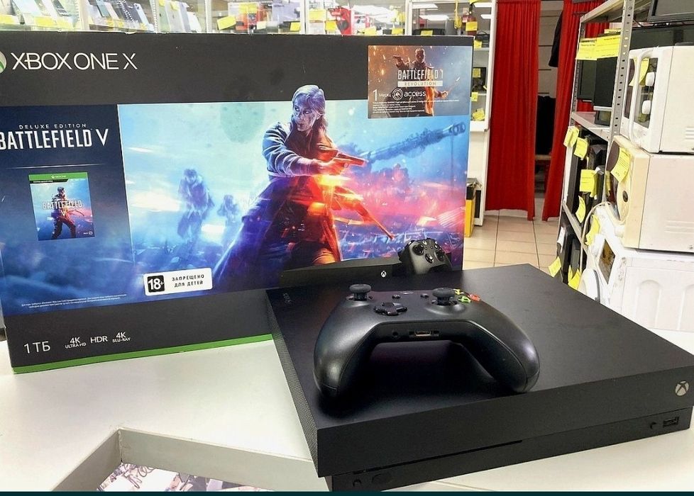 Xbox one X 1tb 2 gamepad