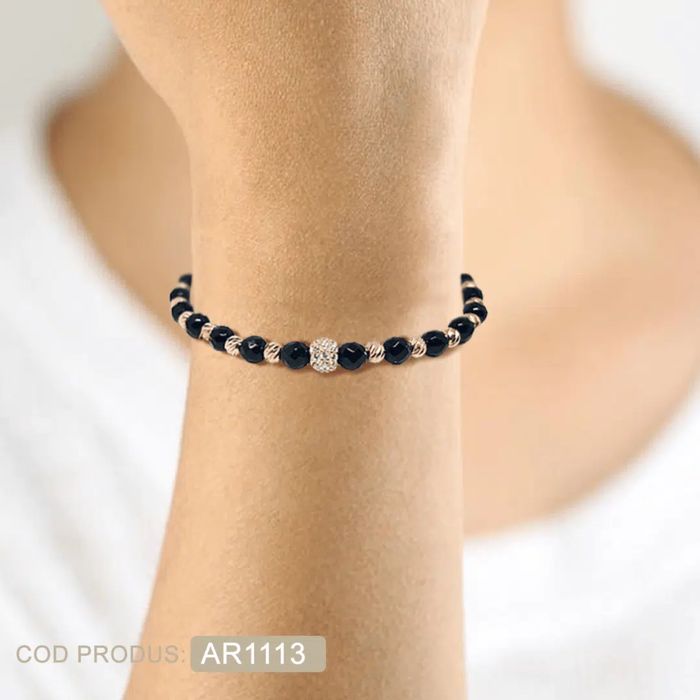 Bratara aur 14K cu snur reglabil AR1113