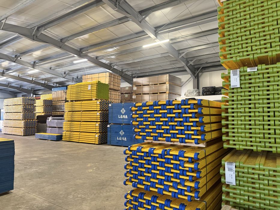 LANA IRU PU: Cofraje tip doka, panouri galbene, Grinda H20