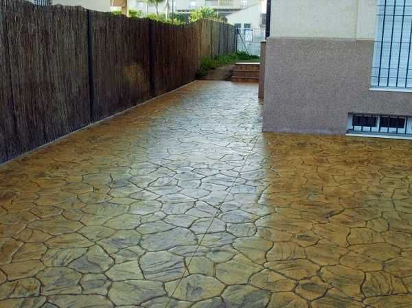 Beton amprentat si elicopterizat