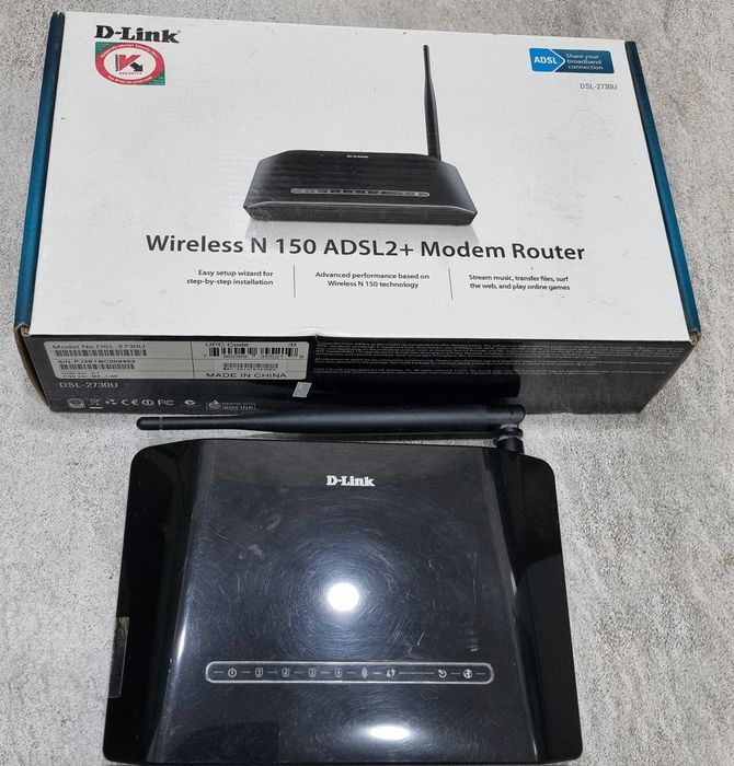 Продается Wi-Fi router d-link wireless n150 adsl2+ modem router