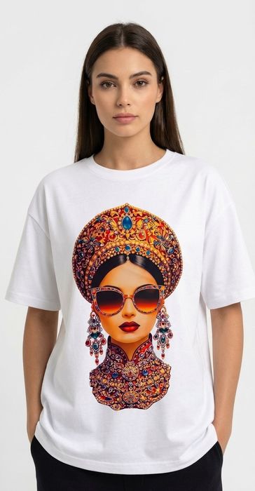 Женская футболка - Milliy uygʻunlikdagi zamonaviy futbolkalar