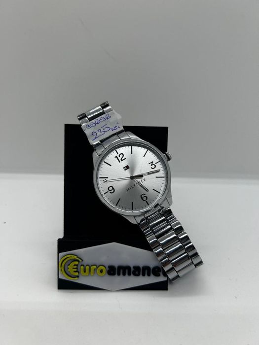 Tommy Hilfiger, Ceas de otel inoxidabil, Argintiu -D-