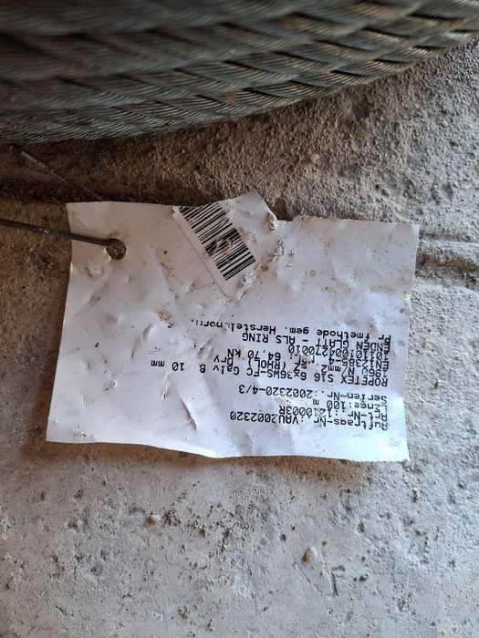 Cablu forestier 10 mm șufă