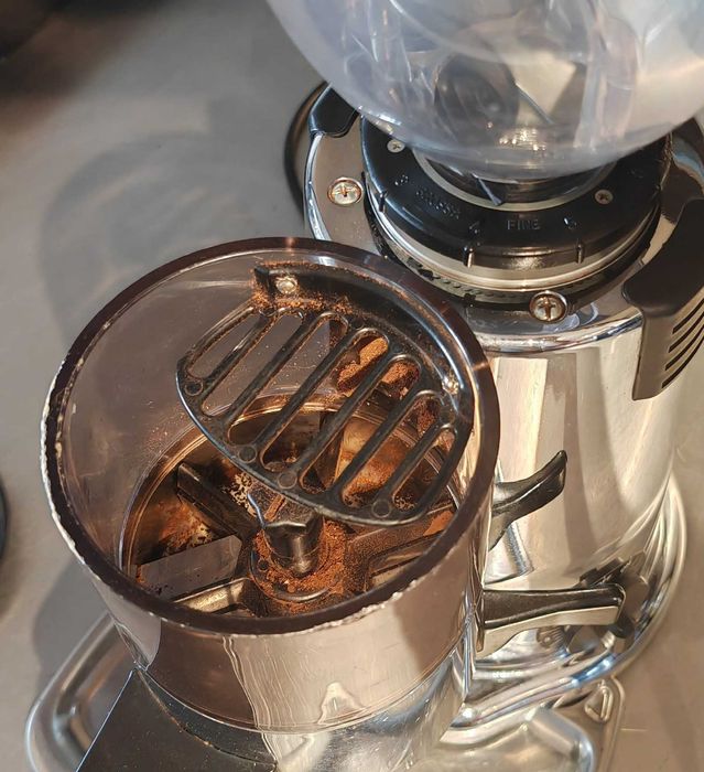 Made in ITALY * ХРОМ * Профисионална Кафемелачка Macap M4T таймер 58мм