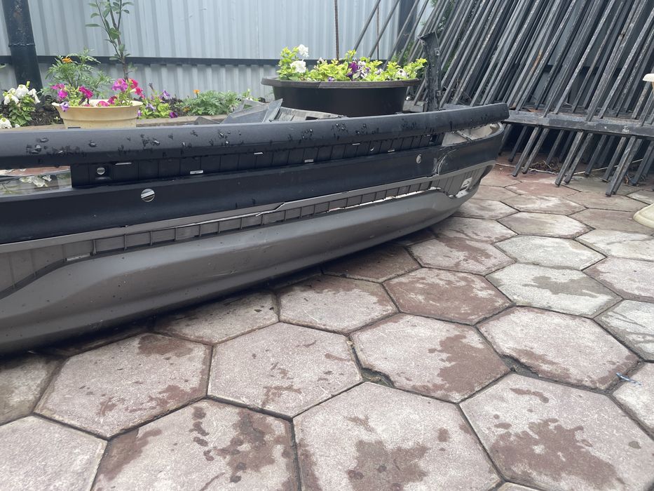 Задний бампер хендай санта фе 2022 года