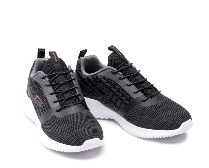 Skechers Bounder, 42,5, sau 43 gri inchis, noi, in cutie