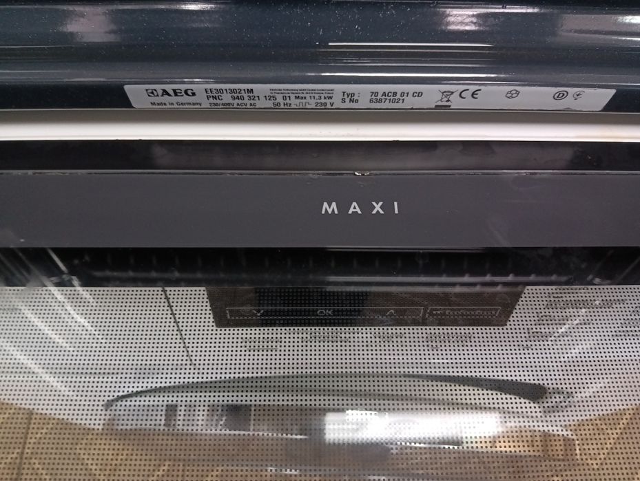 Иноксова печка за вграждане АЕГ Aeg   с две години гаранция!