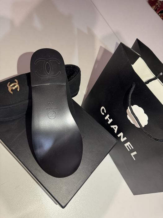 Обувь CHANEL с мехом