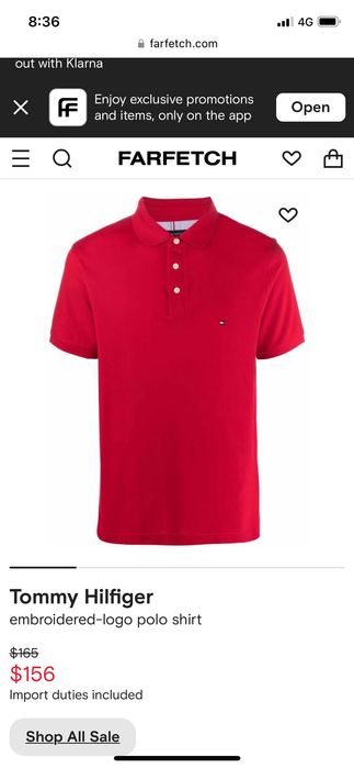 Тениска на Tommy Hilfiger XL