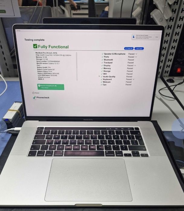 Apple MacBook Pro 16” 2019 i7 , 16gb Ram